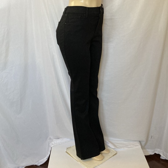 STYLE & CO Women’s Tummy Control Black Denim Boot Cut Plus Size 16 Long NWT - Picture 2 of 8